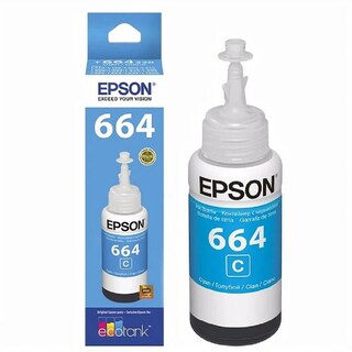 Foto 2 | Tinta Epson 664 T664220-al Cyan Bote Inkjet Ecotank Rinde 6 500 Páginas