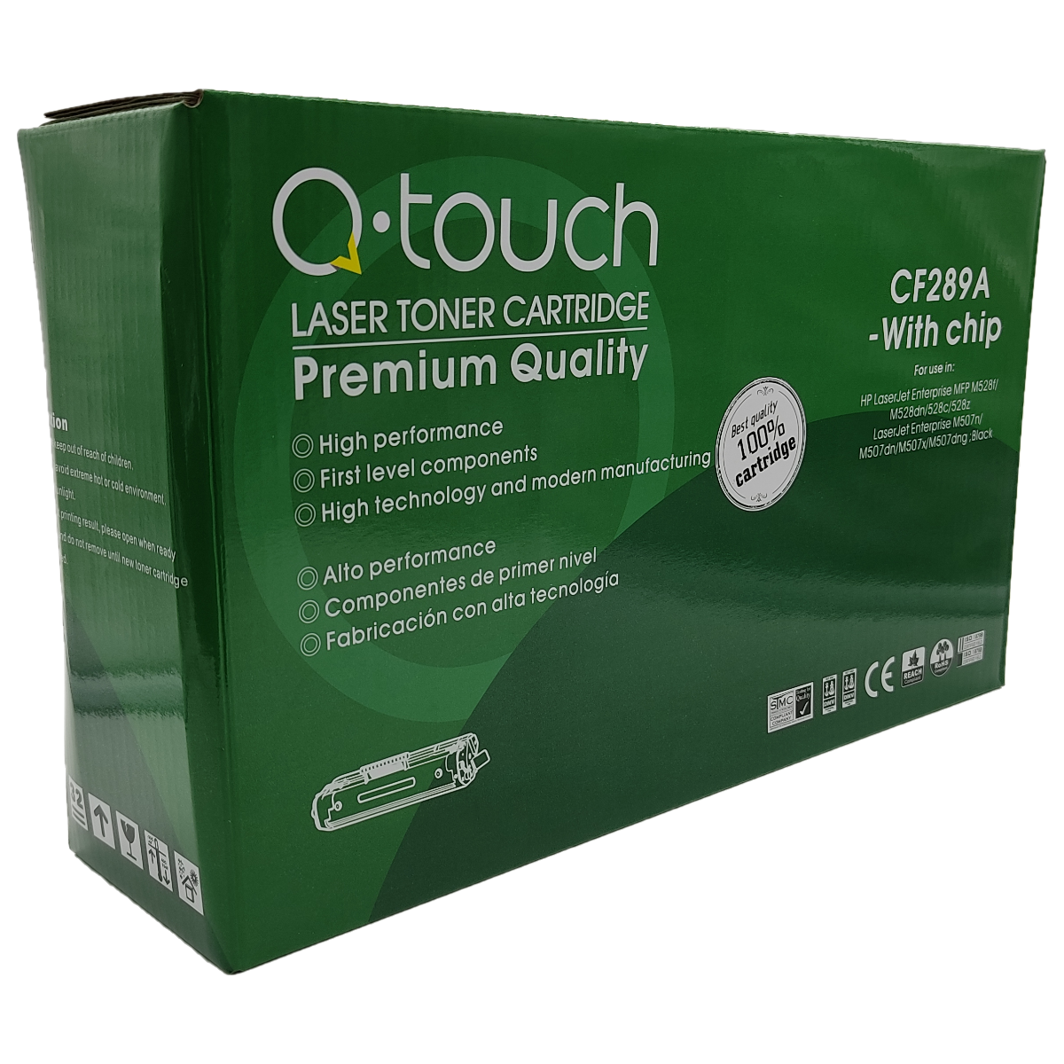 Tóner Genérico Qtouch 89A Compatible con HP M507 5000 Impresiones