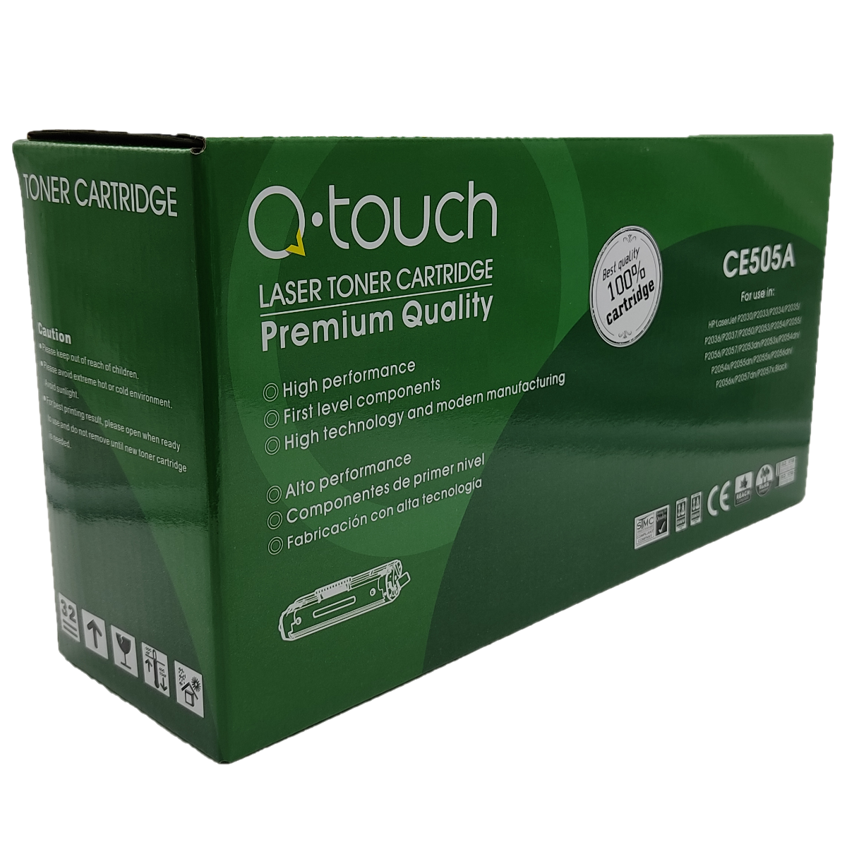 Foto 2 pulgar | Tóner Qtouch CE505A Genérico Compatible con HP P2035/P2055