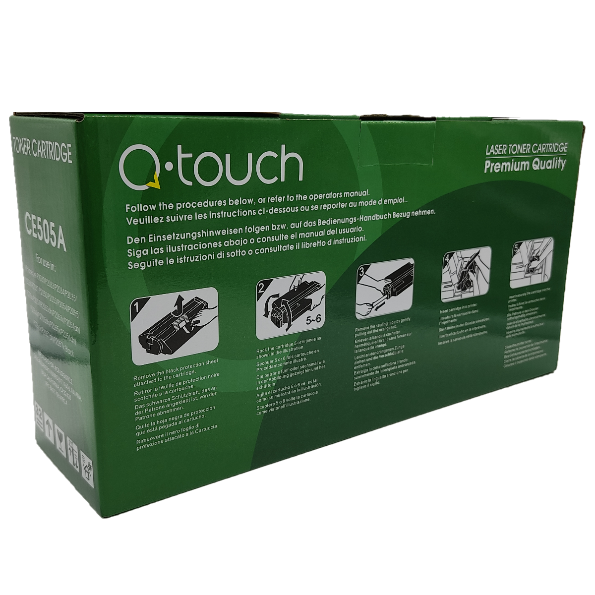 Foto 4 pulgar | Tóner Qtouch CE505A Genérico Compatible con HP P2035/P2055