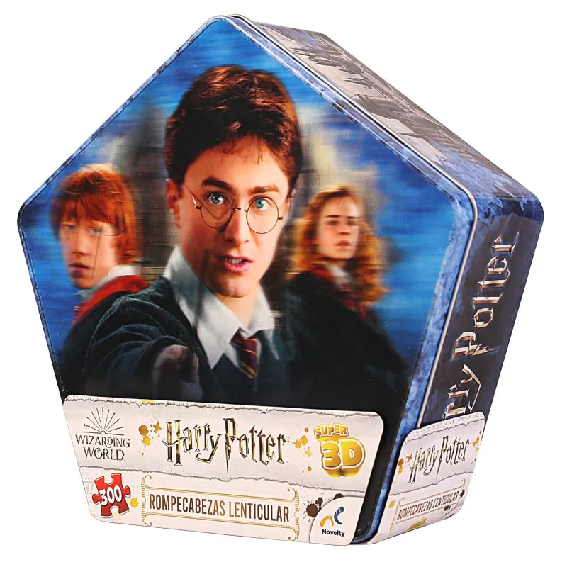 Foto 1 | Rompecabezas Coleccionable Harry Potter 3d Novelty con Caja Metálica 250 pz