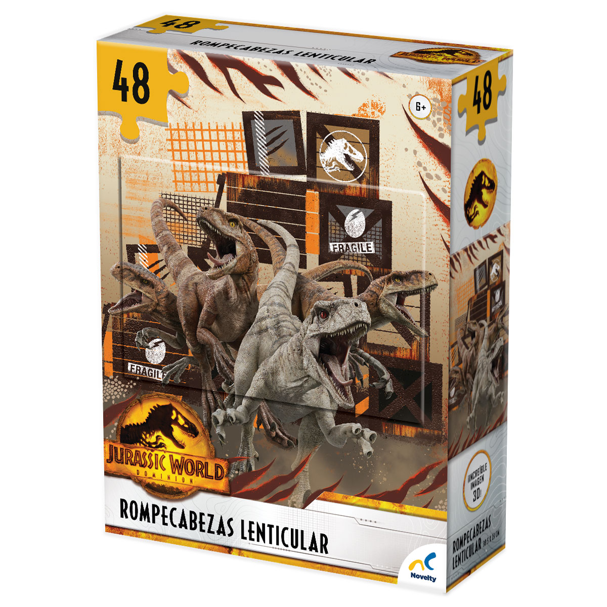 Rompecabezas 3d De Jurassic World - Novelty