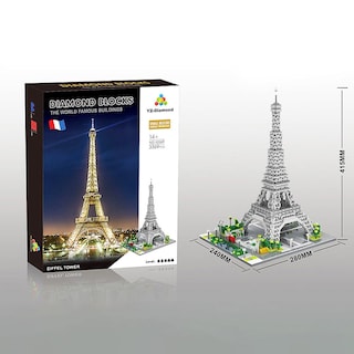 Foto 5 | Construcción Torre Eiffel 3d 3369 Piezas 41 Cm Altura