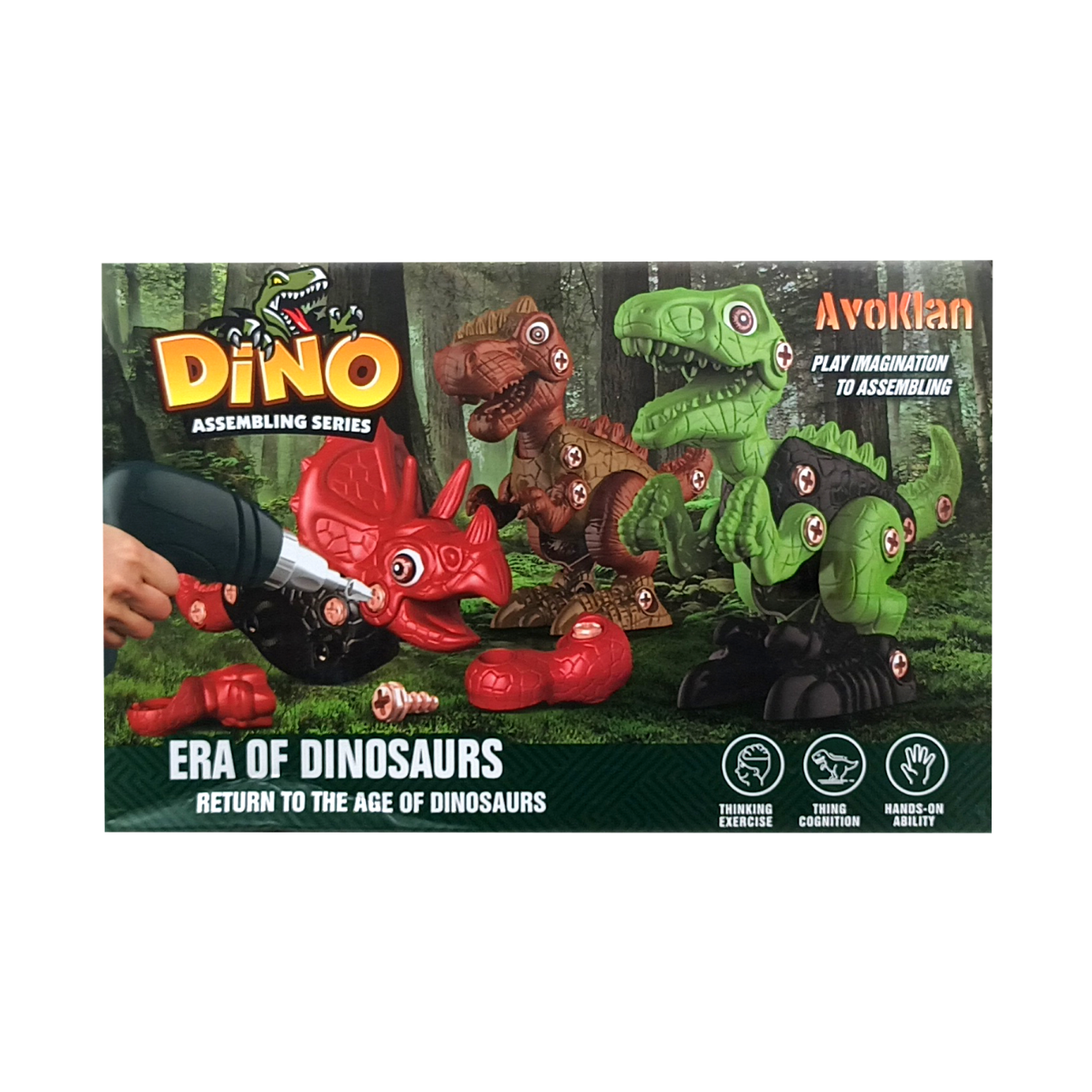 Foto 2 pulgar | Dino Armables XIN LE TOYS 236G Multicolor Series Avoklan