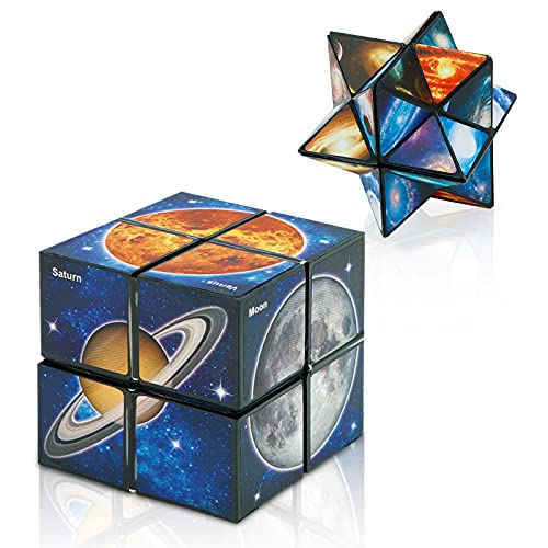 Venta Internacional- Cubo de Rompecabezas 3D 2 en 1 Star Cube Magic