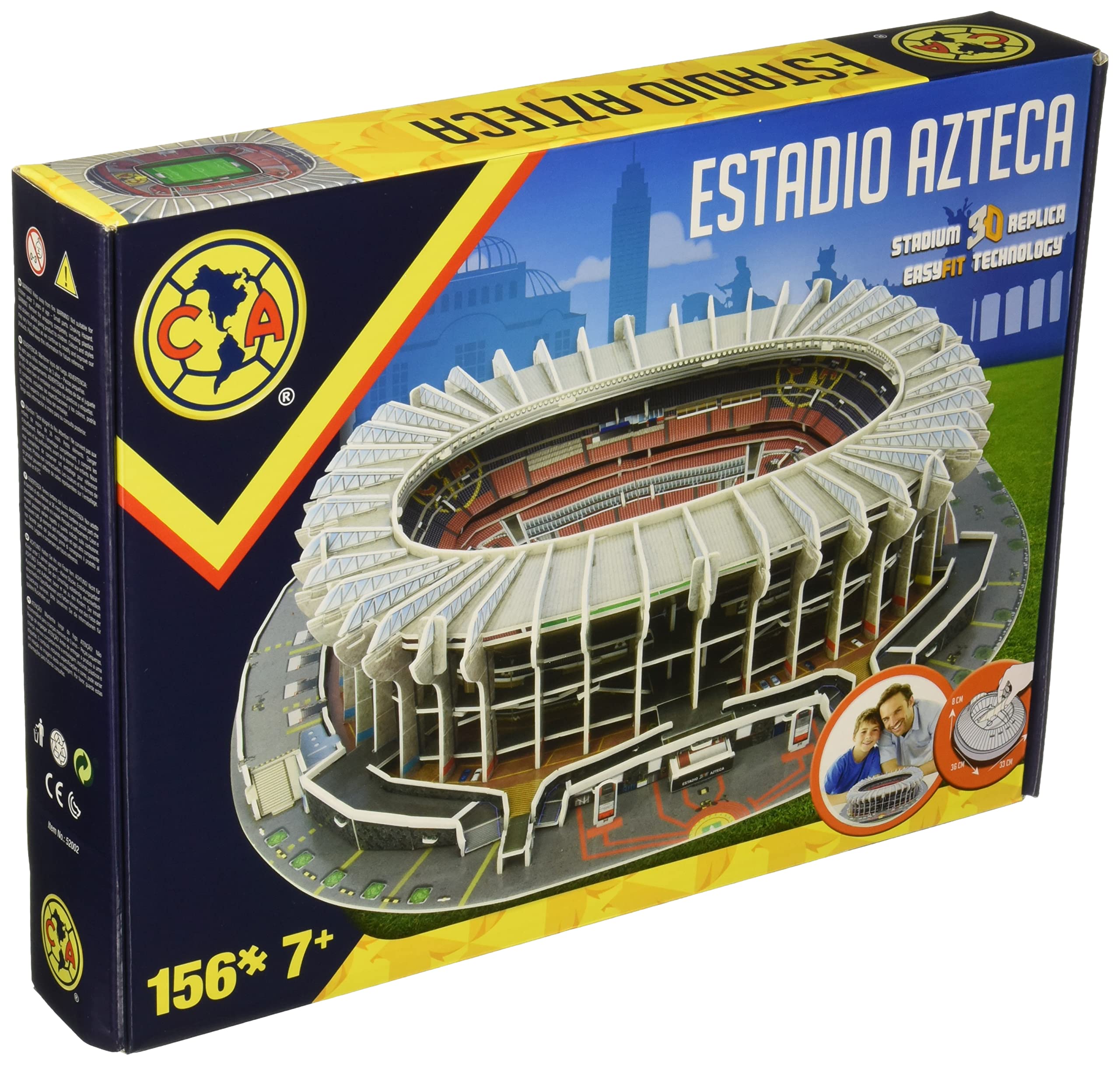 Foto 2 pulgar | Rompecabezas Nanostad 3D Estadio Azteca Club América