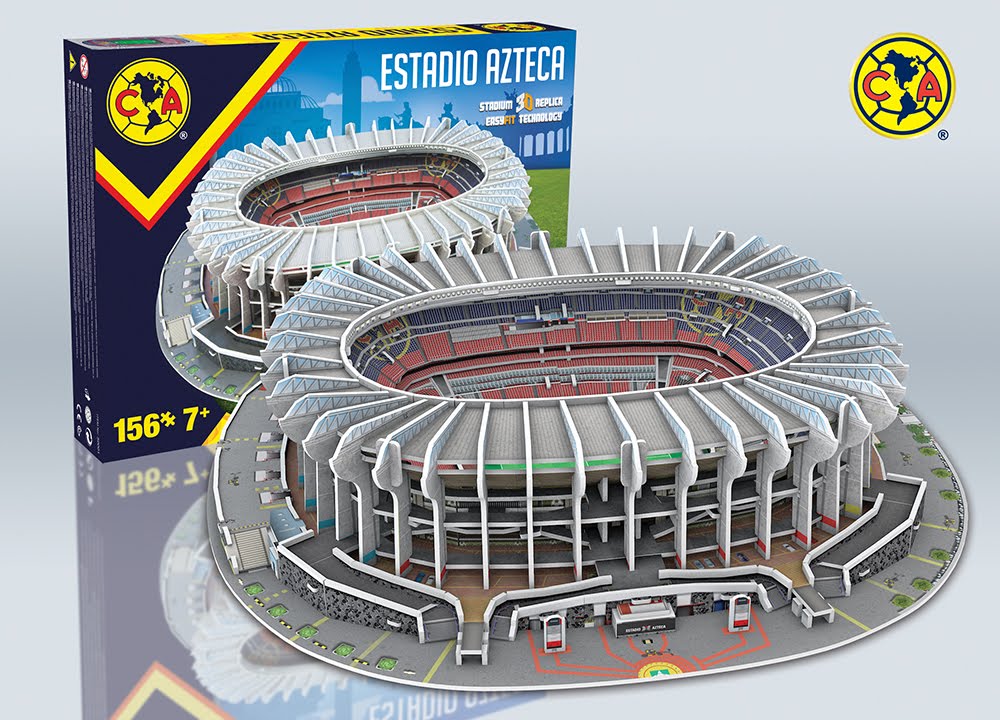 Foto 2 | Rompecabezas Nanostad 3D Estadio Azteca Club América
