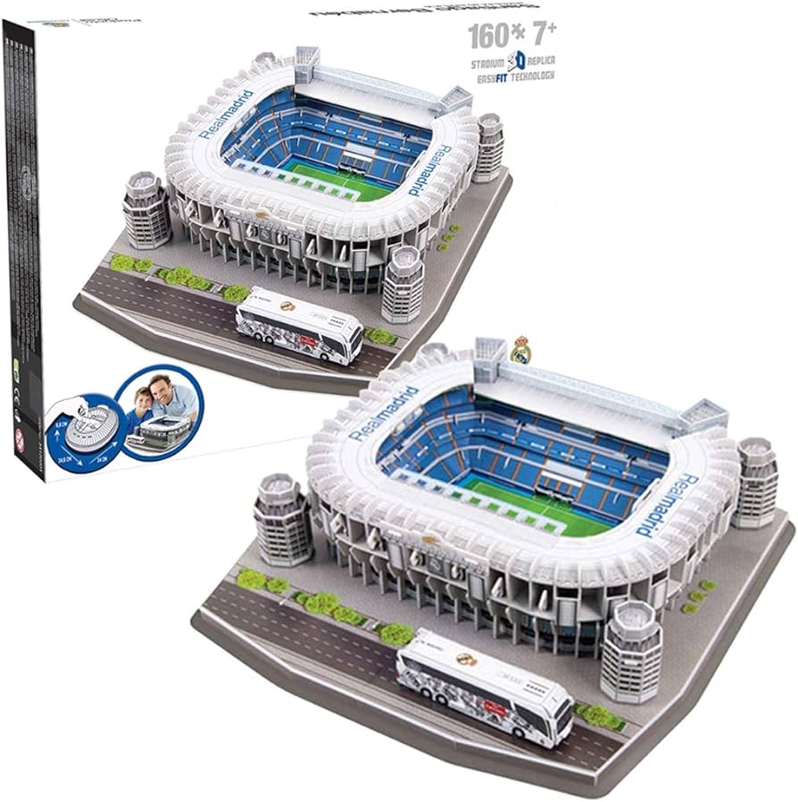 Rompecabezas 3D Nanostad  Real Madrid Santiago Bernabeu