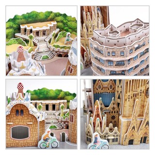 Foto 2 | Venta Internacional - Puzzle 3d Cubicfun Cityline Barcelona Con Sagrada Familia