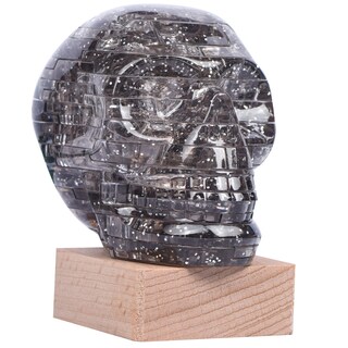 Foto 4 | Rompecabezas de Cristal con Calavera 3D con Base Iluminada - Venta Internacional