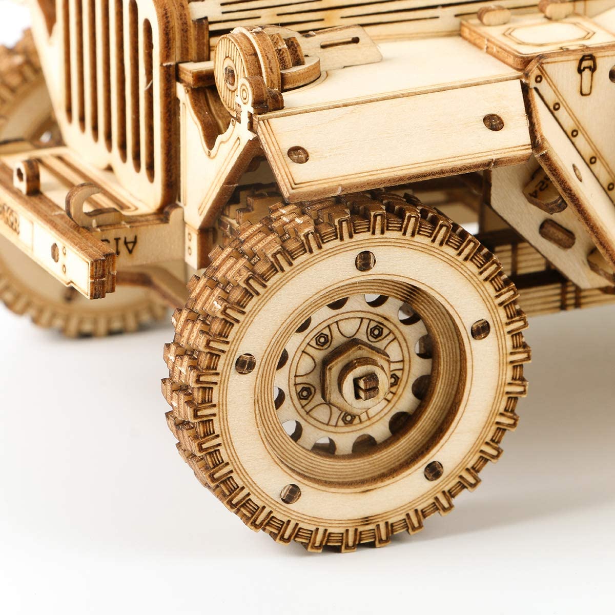Foto 7 | Puzzle de Madera Rokr Mechanical Car Modelo Army Field Car - Venta Internacional