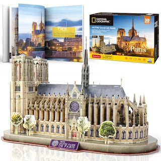 Foto 1 | Puzzle 3d Cubicfun National Geographic Notre Dame De París - Venta Internacional