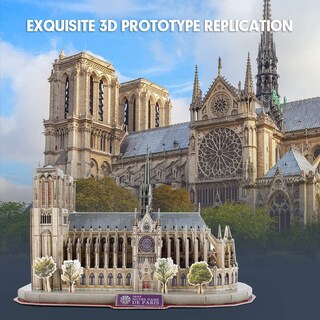 Foto 2 | Puzzle 3d Cubicfun National Geographic Notre Dame De París - Venta Internacional
