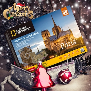 Foto 6 | Puzzle 3d Cubicfun National Geographic Notre Dame De París - Venta Internacional