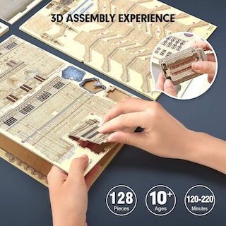 Foto 7 | Puzzle 3d Cubicfun National Geographic Notre Dame De París - Venta Internacional