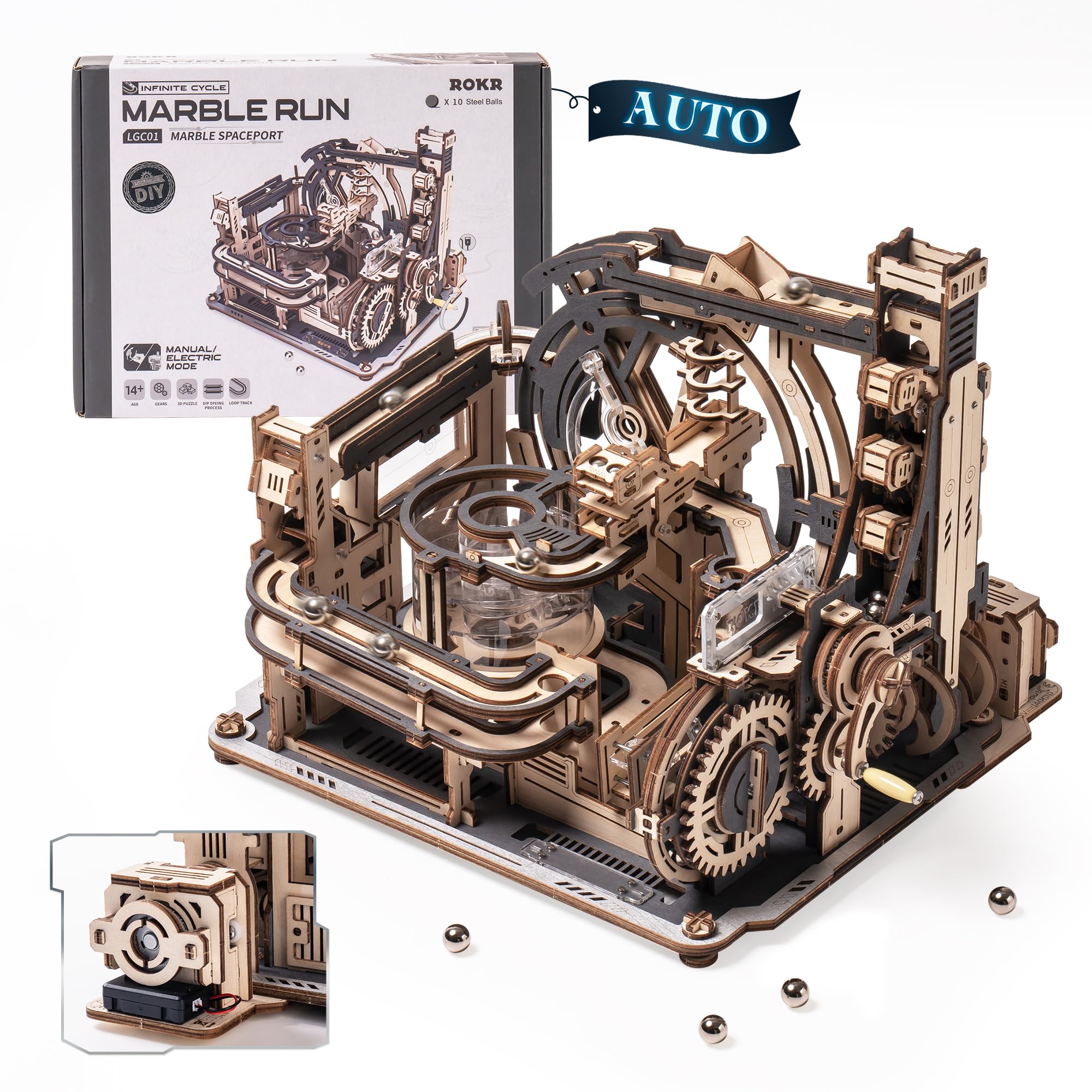 Foto 2 pulgar | Puzzle 3d Rokr Marble Spaceport Lgc01 Electric 472 Piezas - Venta Internacional