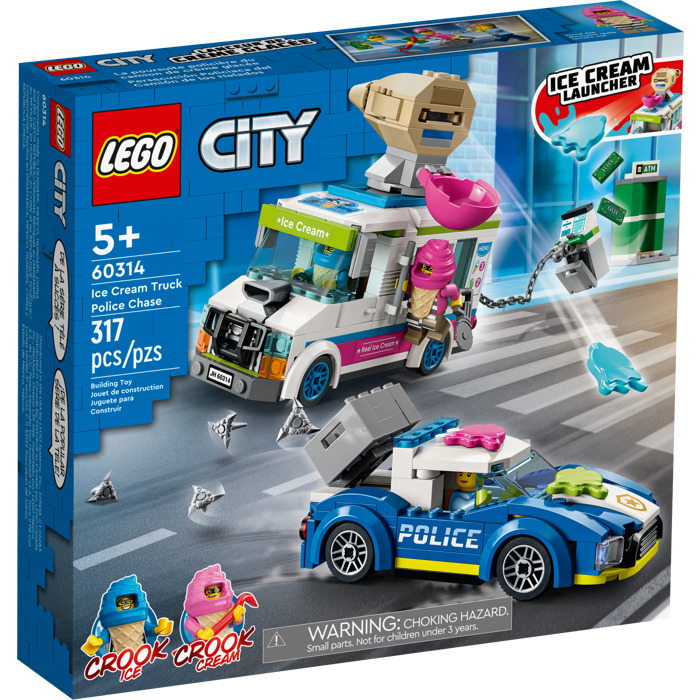 Foto 1 | Lego - 60314 City Persecución Policial Del Camión De Los Helados 317 Pzas