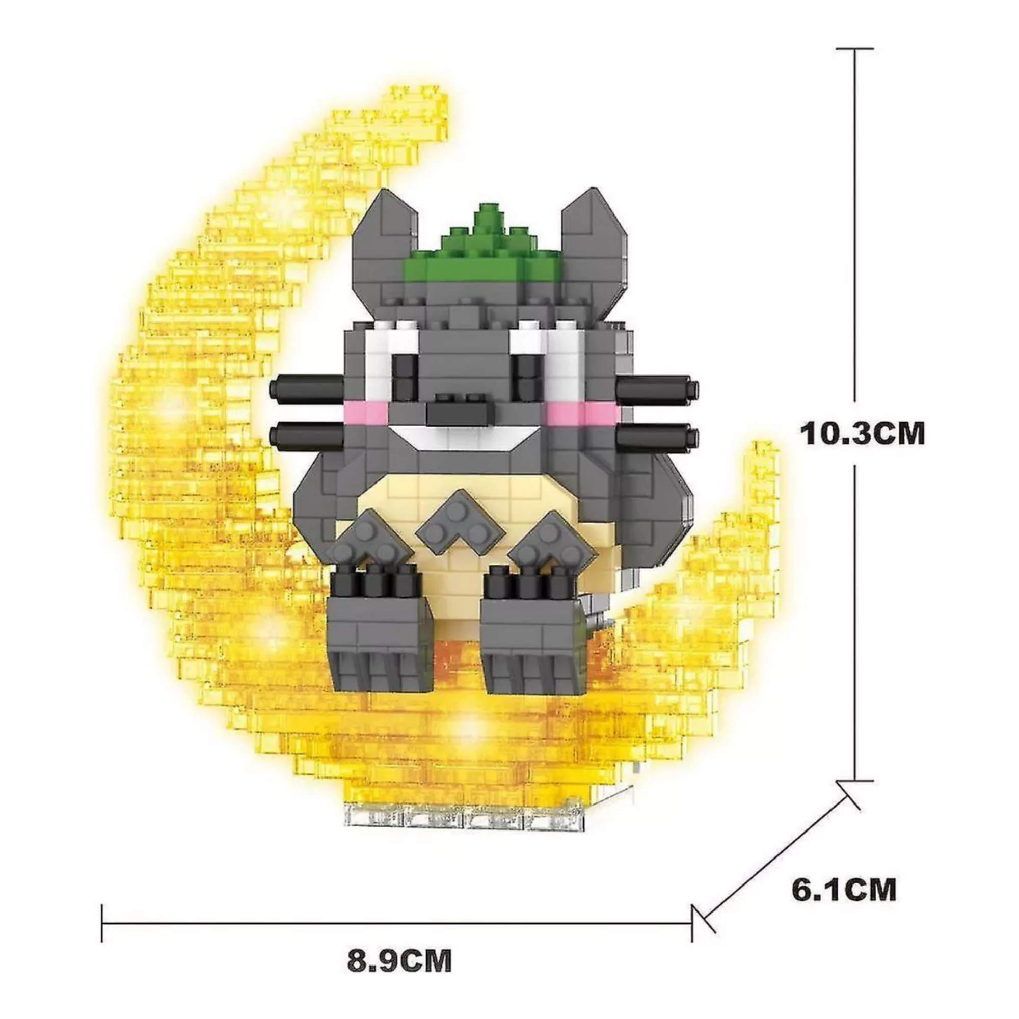 Foto 2 | Set Mini Bloques Armables Mi Vecino Totoro Ghibli Luna Led Bloques Totoro Y Luna Iluminados - Studio Ghibli