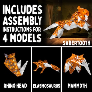 Foto 2 | Kit De Rompecabezas 3d Thames & Kosmos Creatto Sunshine Sabertooth - Venta Internacional.