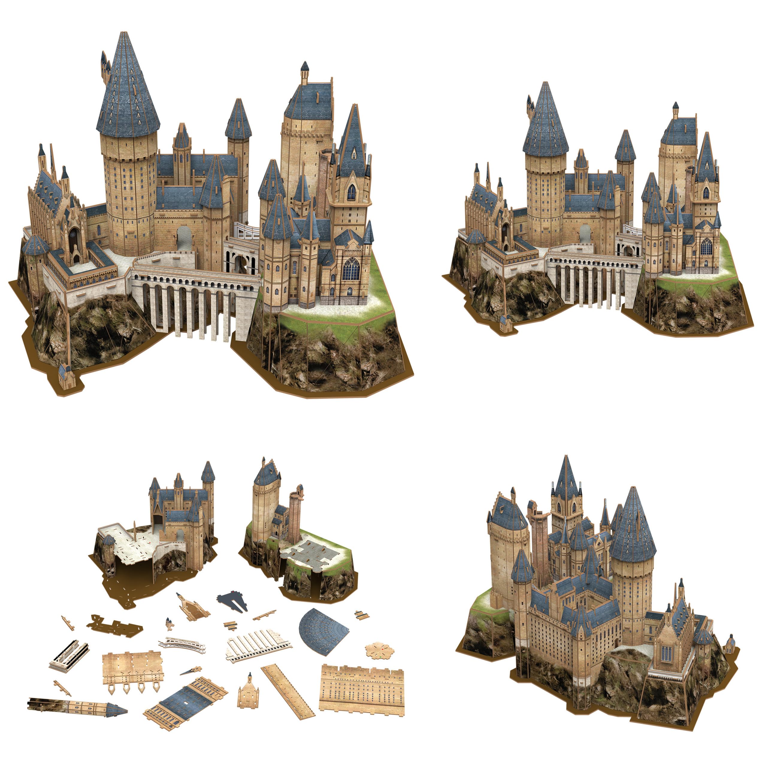 Foto 8 pulgar | Puzle 3d Del Castillo De Hogwarts De Harry Potter, 197 Piezas - Venta Internacional.