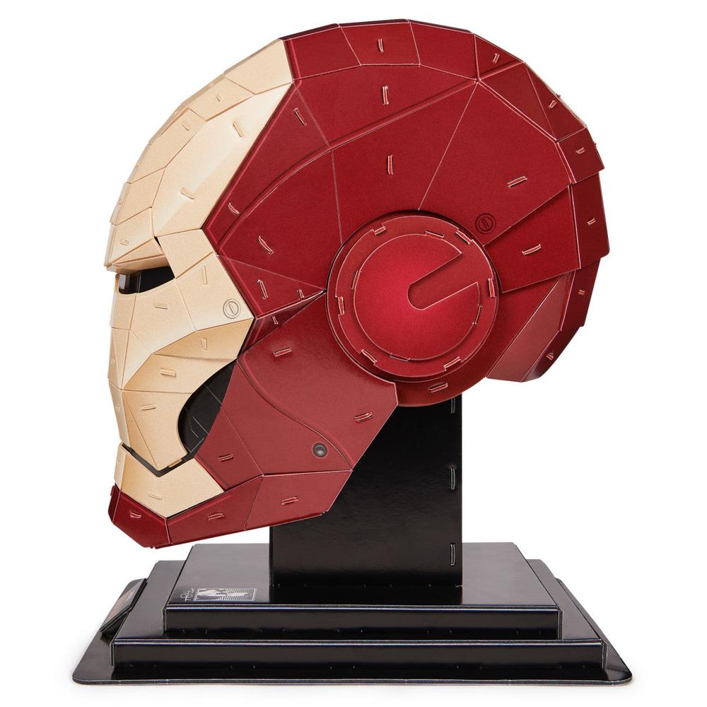 Foto 5 pulgar | Rompecabezas 4D del casco de Iron Man de Marvel