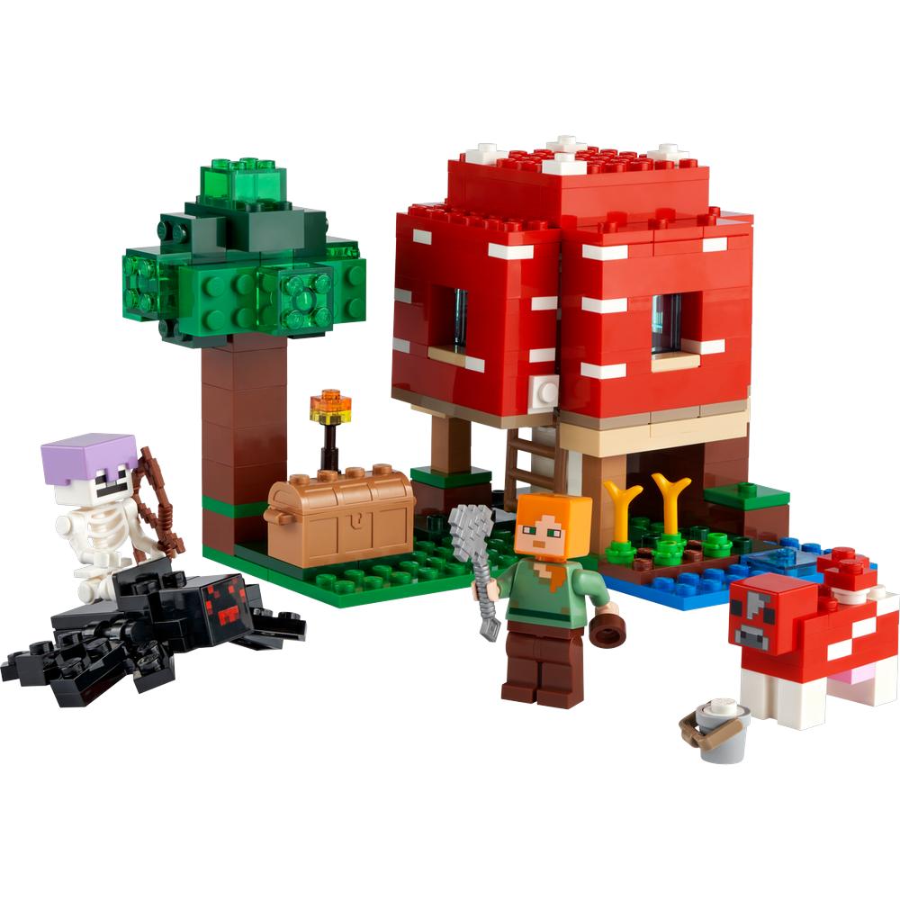 Lego Minecraft La Casa Champiñon 21179