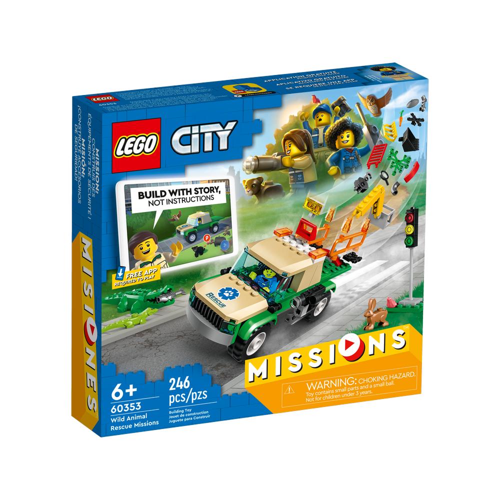 Lego City Misiones De Rescate De Animales Salvajes 60353