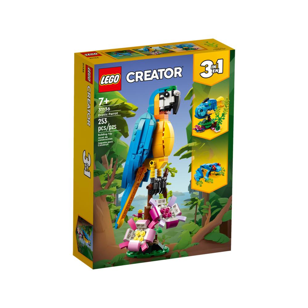 Lego Creator 3 En 1 Loro Exotico 31136