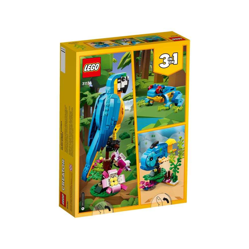 Foto 4 | Lego Creator 3 En 1 Loro Exotico 31136