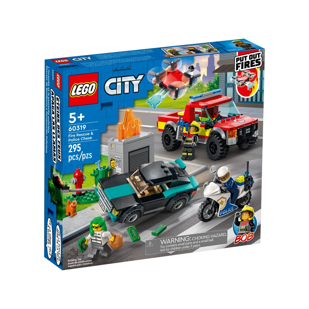 Lego City Rescate De Bomberos Y Persecucion Policial 60319