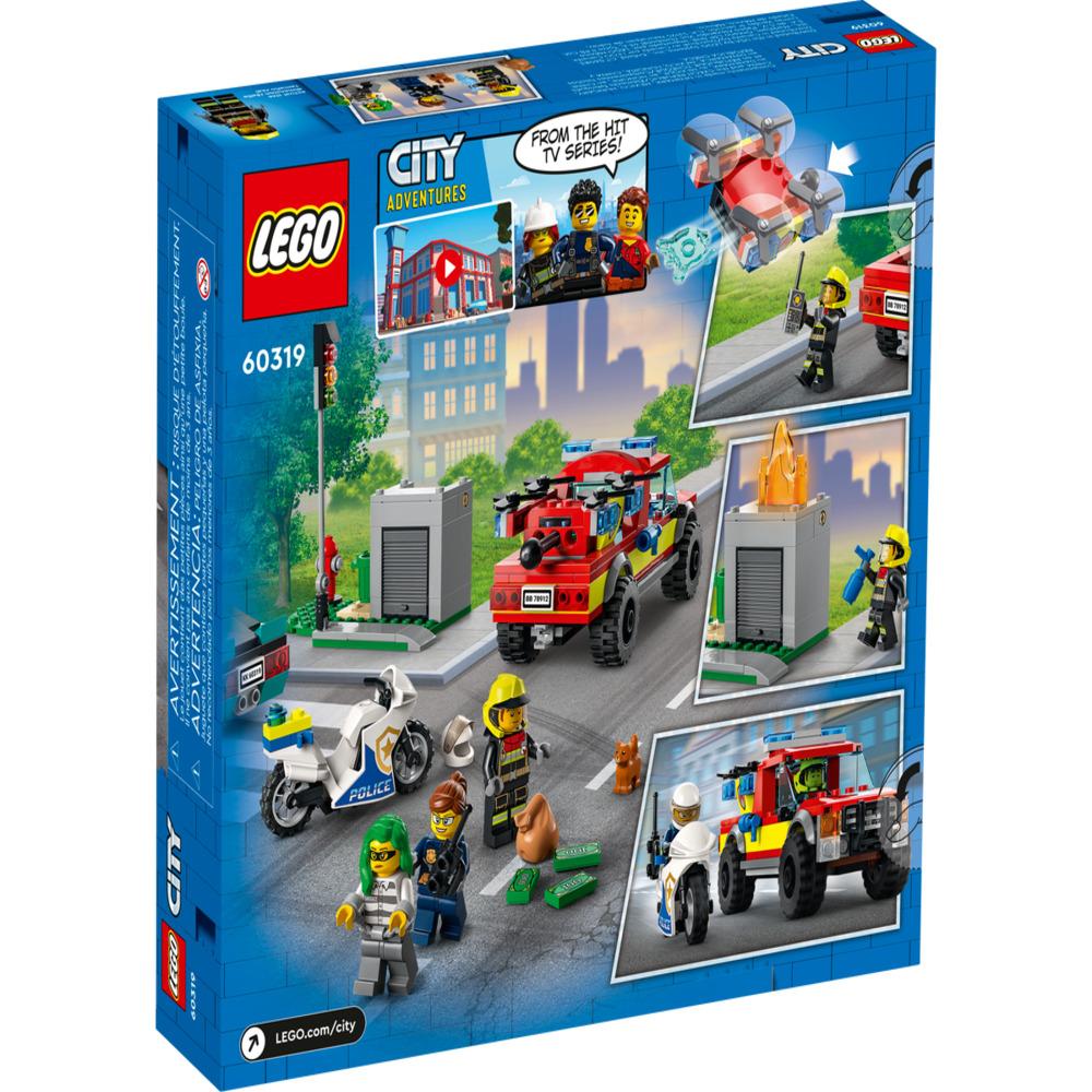 Foto 3 | Lego City Rescate De Bomberos Y Persecucion Policial 60319