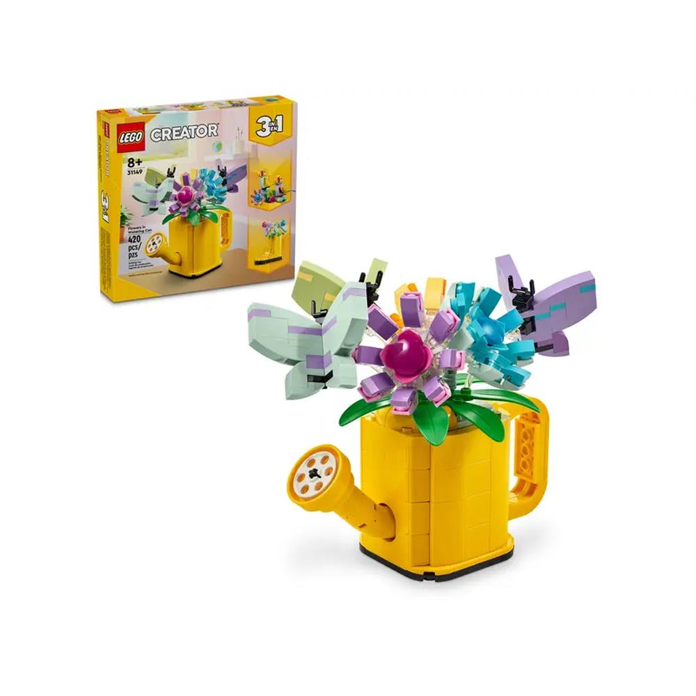 Set LEGO Creator 3 en 1 Flores en Regadera con 3 Modelos Inspirados en la Naturaleza