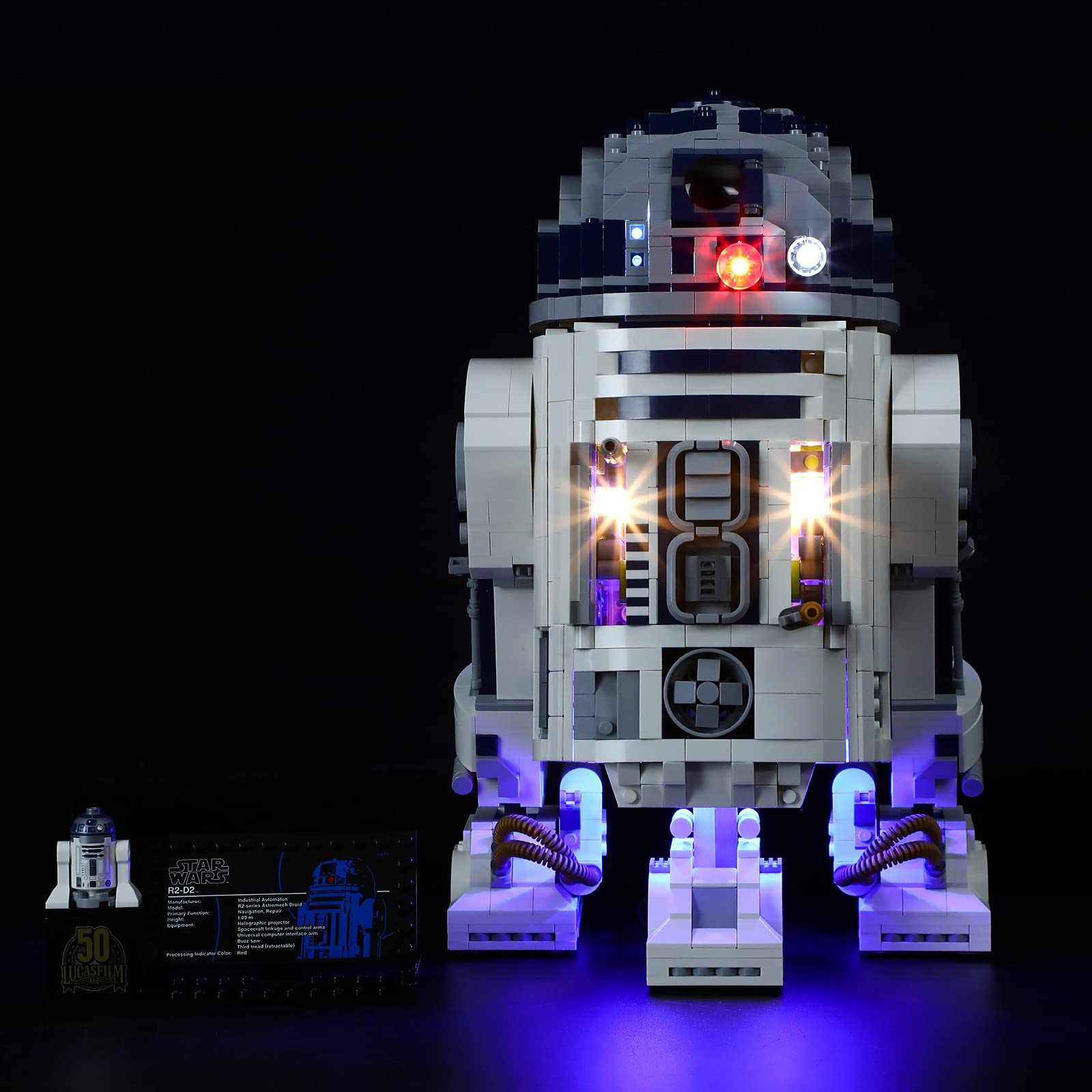 Foto 3 pulgar | Set De Luces Lightailing Para R2-d2 75308 Collectible Building T - Venta Internacional.