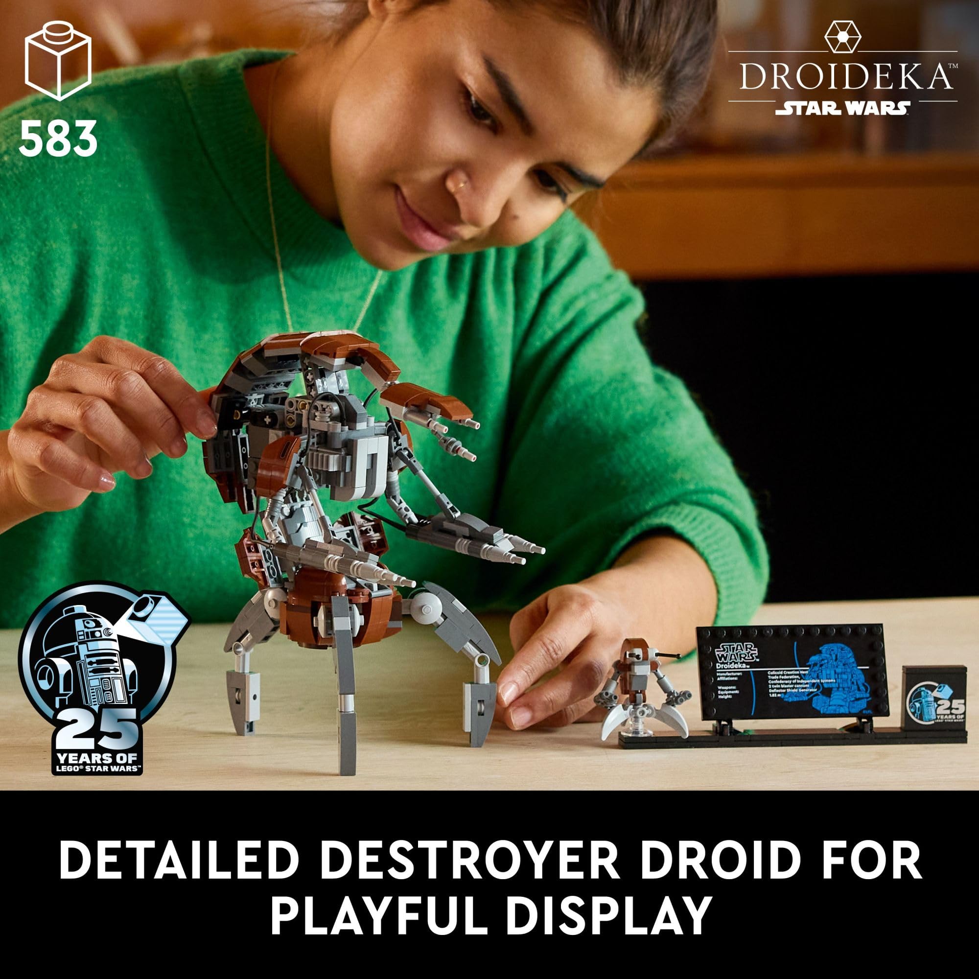 Foto 3 pulgar | Juguete Lego Star Wars Droideka 75381 Build & Display 25.º Aniversario - Venta Internacional.