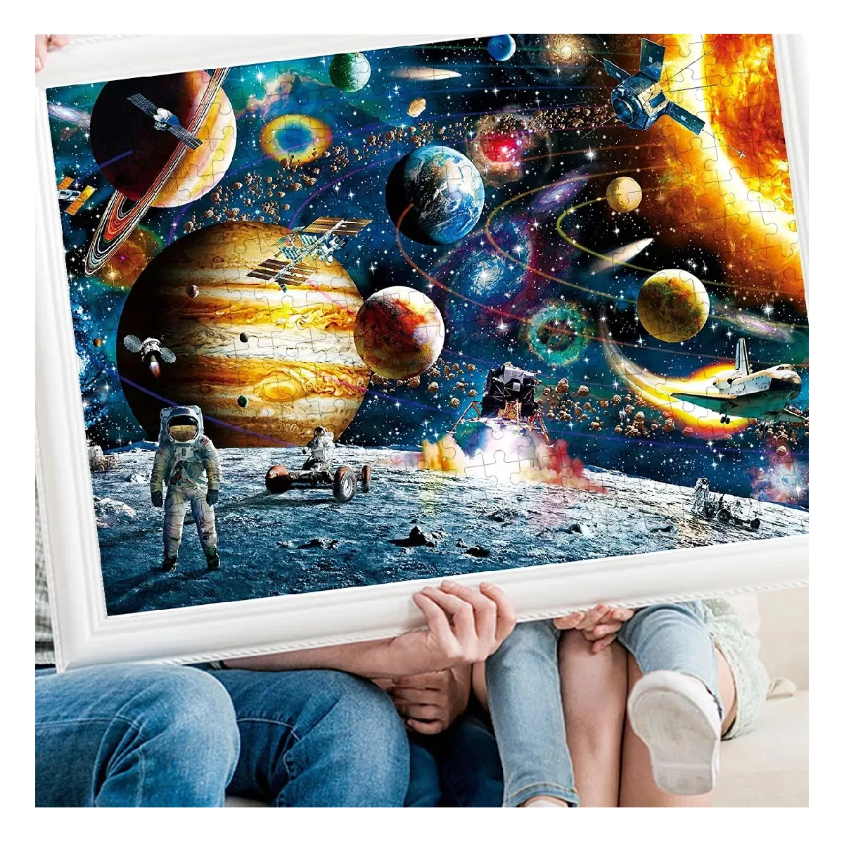 Foto 4 pulgar | Rompecabezas 1000 Piezas Puzzle Juegos 70x50cm Universo