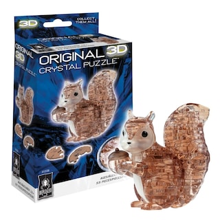 Foto 1 | Puzzle De Cristal 3d Bepuzzled Squirrel Original Para Mayores De 12 Años - Venta Internacional.