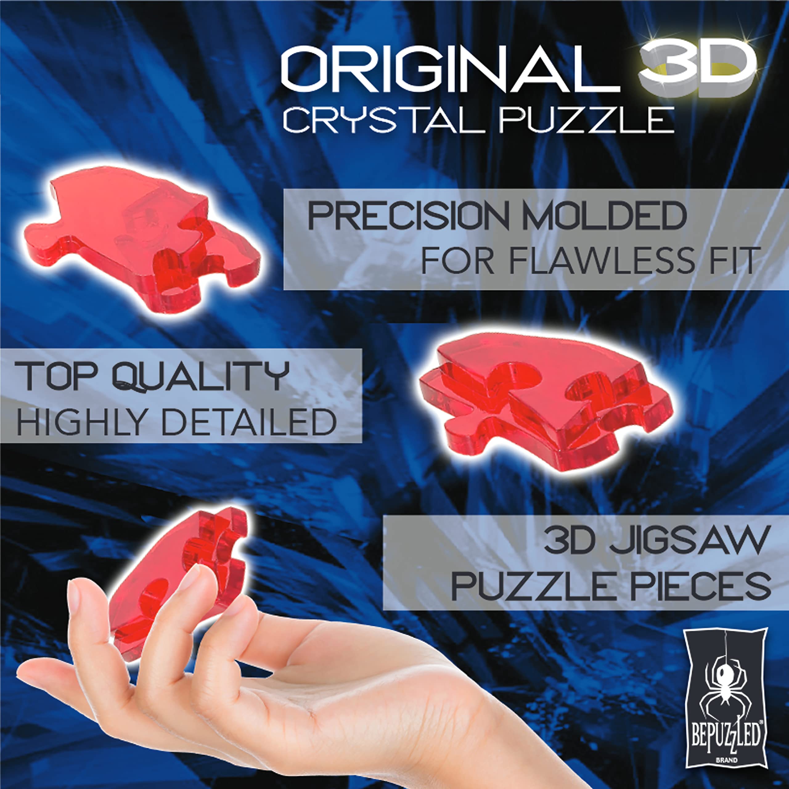 Foto 5 pulgar | Puzzle De Cristal 3d Bepuzzled Squirrel Original Para Mayores De 12 Años - Venta Internacional.