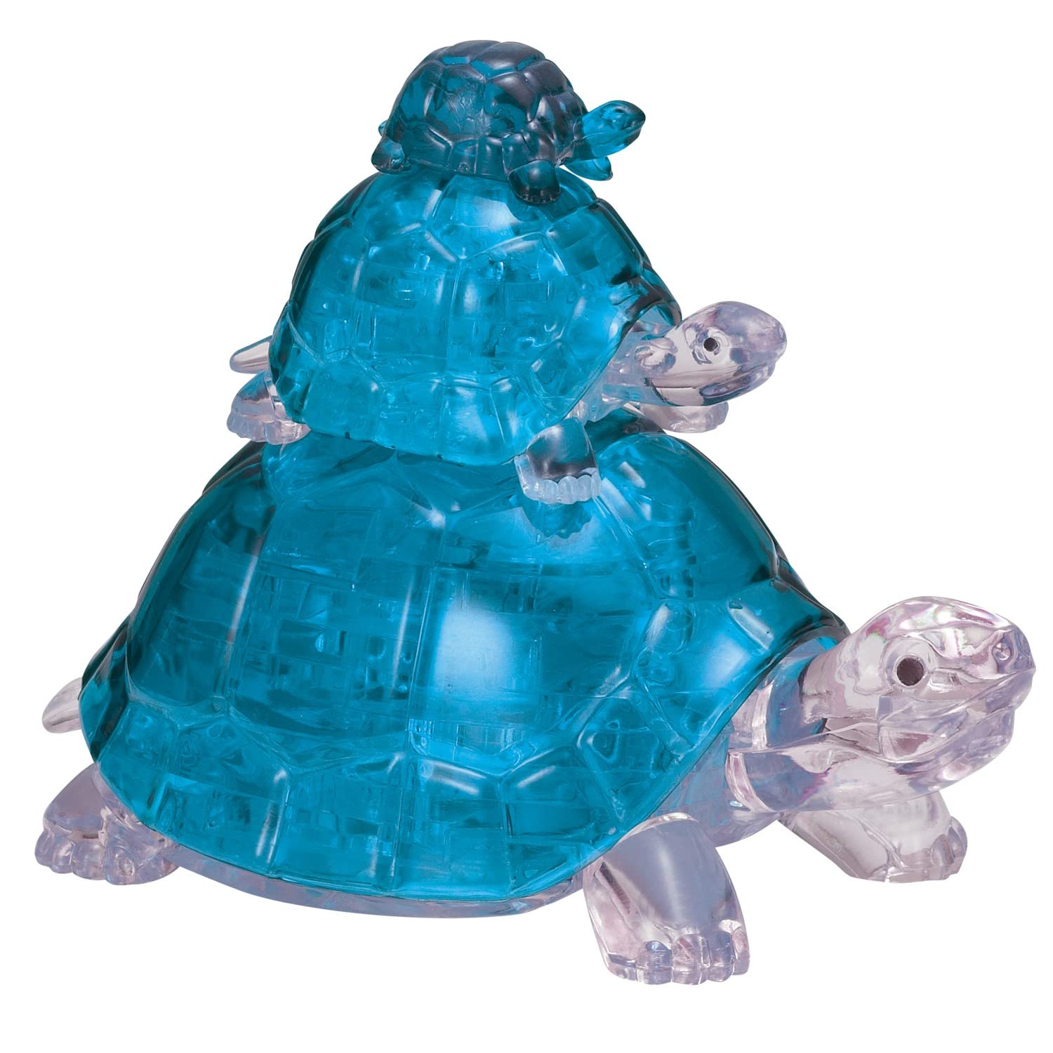 Foto 2 | Puzzle De Cristal 3d Bepuzzled Turtles Estándar Original Azul - Venta Internacional.