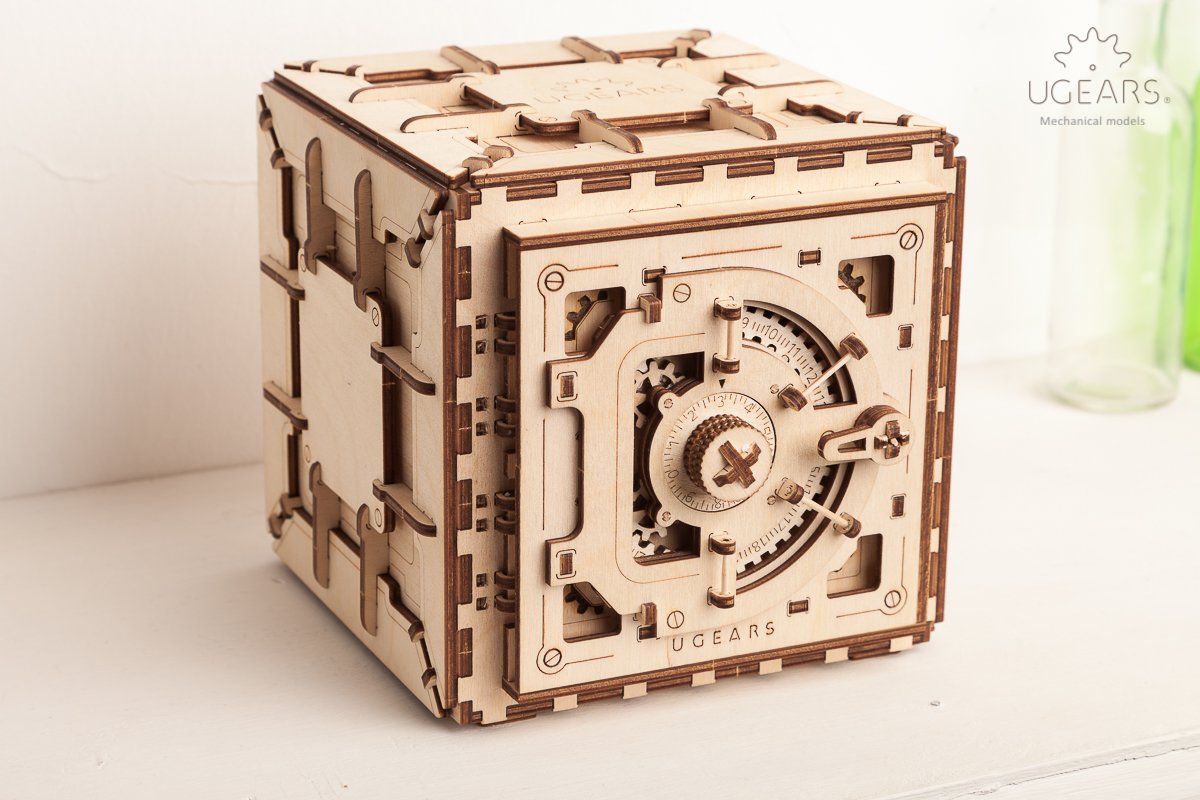 Foto 6 pulgar | Kit De Caja Fuerte Modelo Ugears De Rompecabezas De Madera 3d Con Cierre Personal - Venta Internacional.