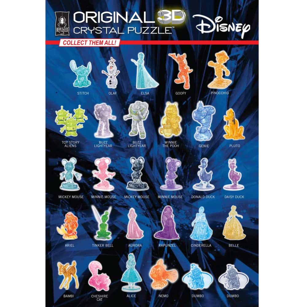 Foto 4 | Puzzle De Cristal 3d Desconcertó A Disney Platinum Ariel A Partir De 12 Años - Venta Internacional.