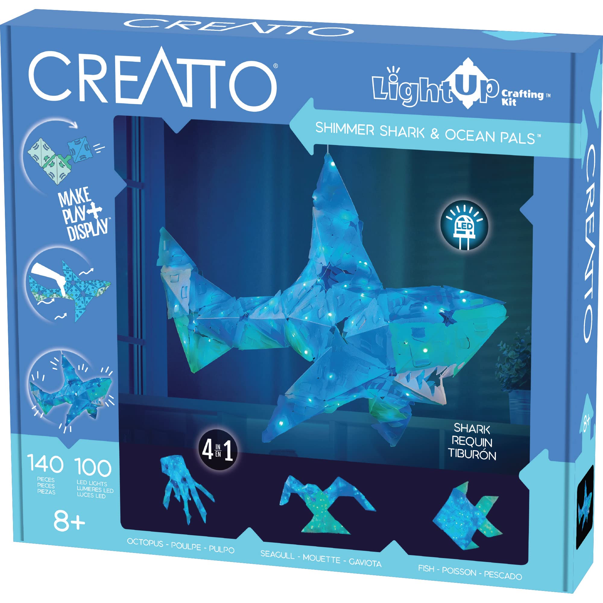 Foto 2 pulgar | Puzle Artesanal Thames & Kosmos Creatto Shimmer Shark & Ocean Pals - Venta Internacional.