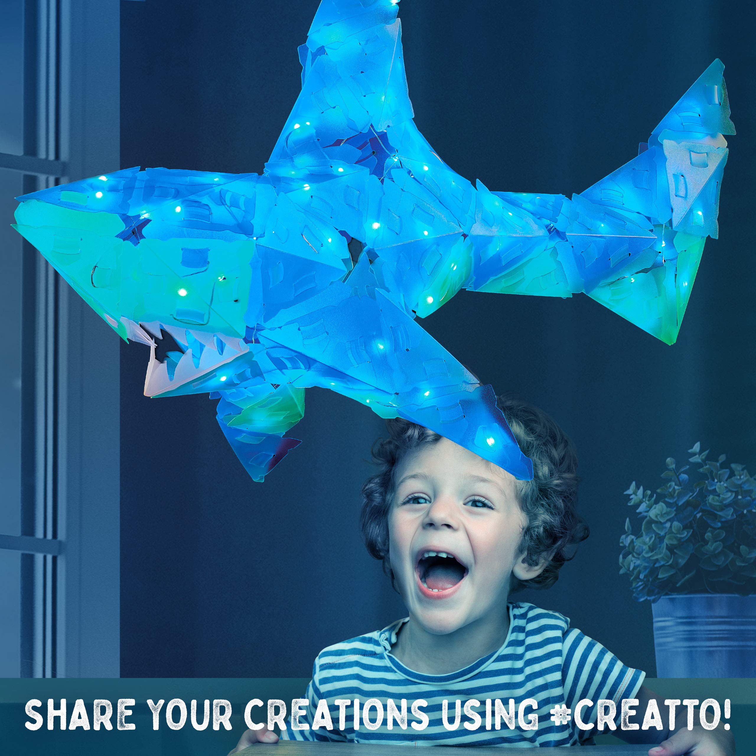 Foto 6 pulgar | Puzle Artesanal Thames & Kosmos Creatto Shimmer Shark & Ocean Pals - Venta Internacional.
