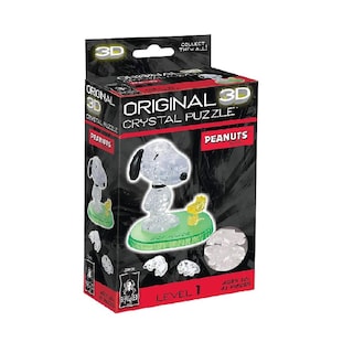 Foto 2 | Puzle 3d Crystal Bepuzzled Peanuts Snoopy Y Woodstock - Venta Internacional.