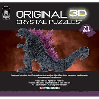 Foto 2 | Puzzle De Cristal 3d Desconcertó A Godzilla Ultra Deluxe - Venta Internacional.
