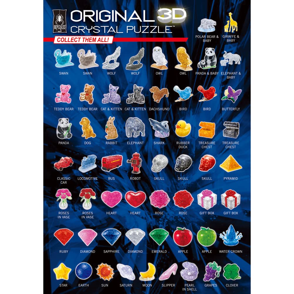 Foto 4 pulgar | Puzle De Cristal 3d Bepuzzled Polar Bepuzzled Original Para Mayores De 12 Años - Venta Internacional.