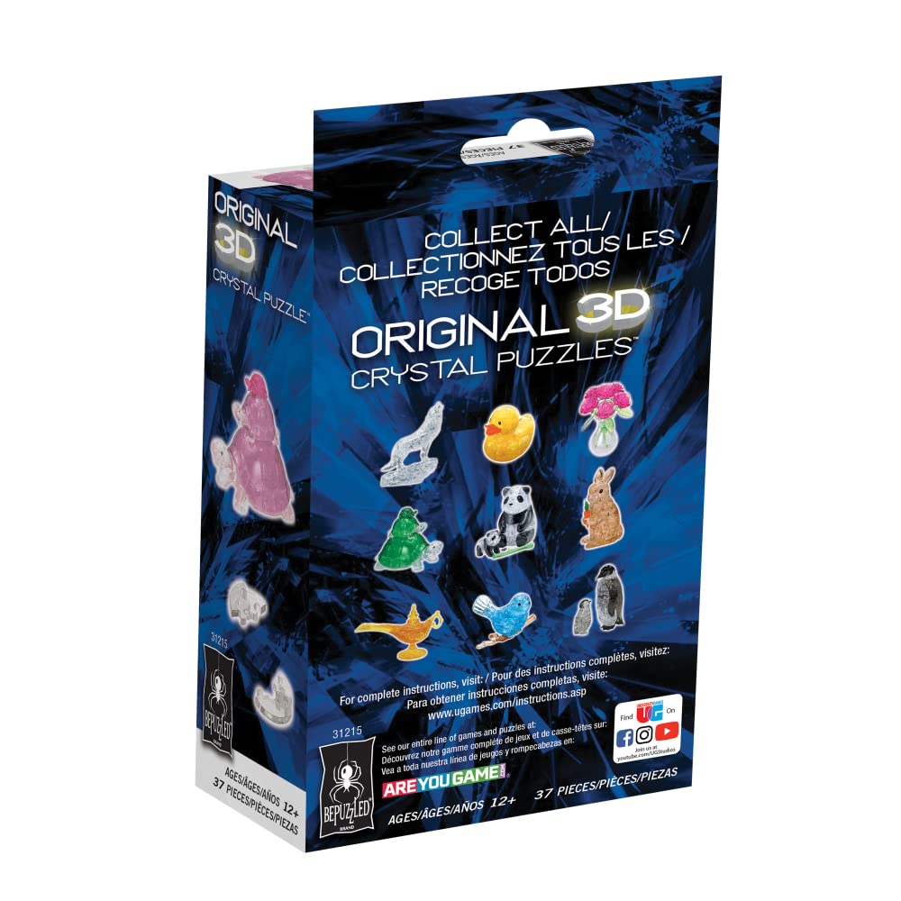 Foto 3 pulgar | Puzzle De Cristal 3d Bepuzzled Turtles Standard Original Pink - Venta Internacional.