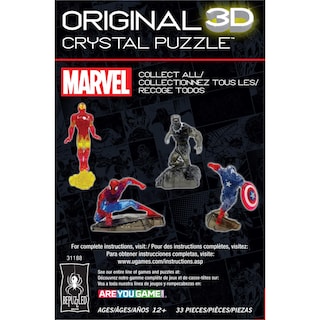 Foto 2 | El Rompecabezas De Cristal 3d Desconcertó Al Superhéroe De Marvel Spider-man - Venta Internacional.