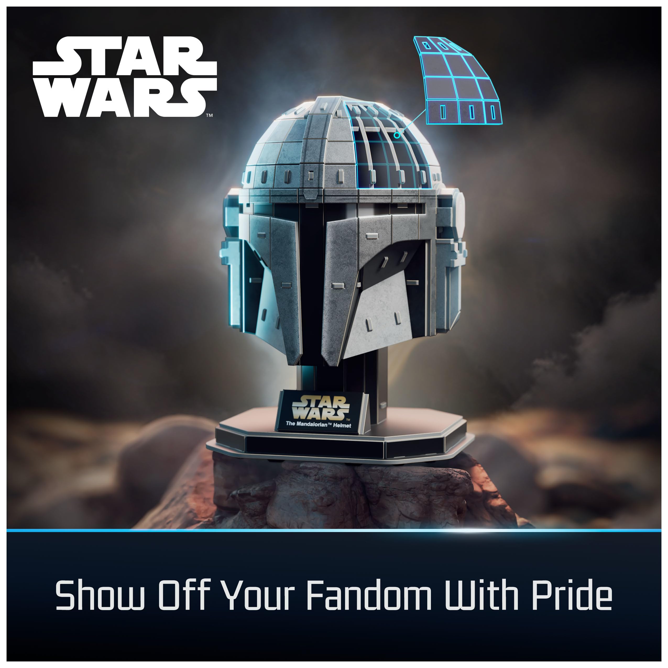 Foto 6 | Maqueta De Cartulina Spin Master Games Star Wars Mandalorian - Venta Internacional.