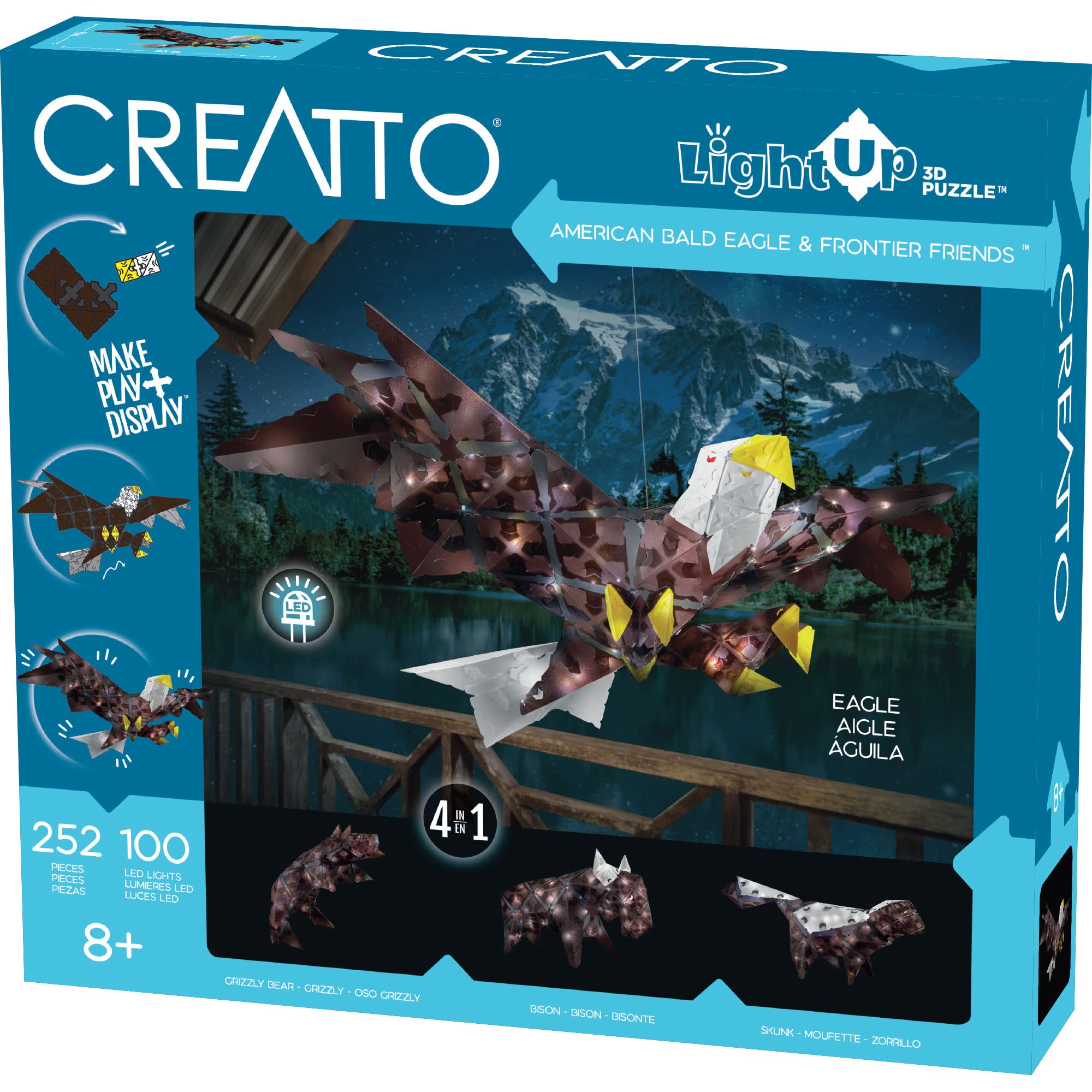 Foto 2 pulgar | Kit De Rompecabezas 3d Thames & Kosmos Creatto American Bald Eagle - Venta Internacional.