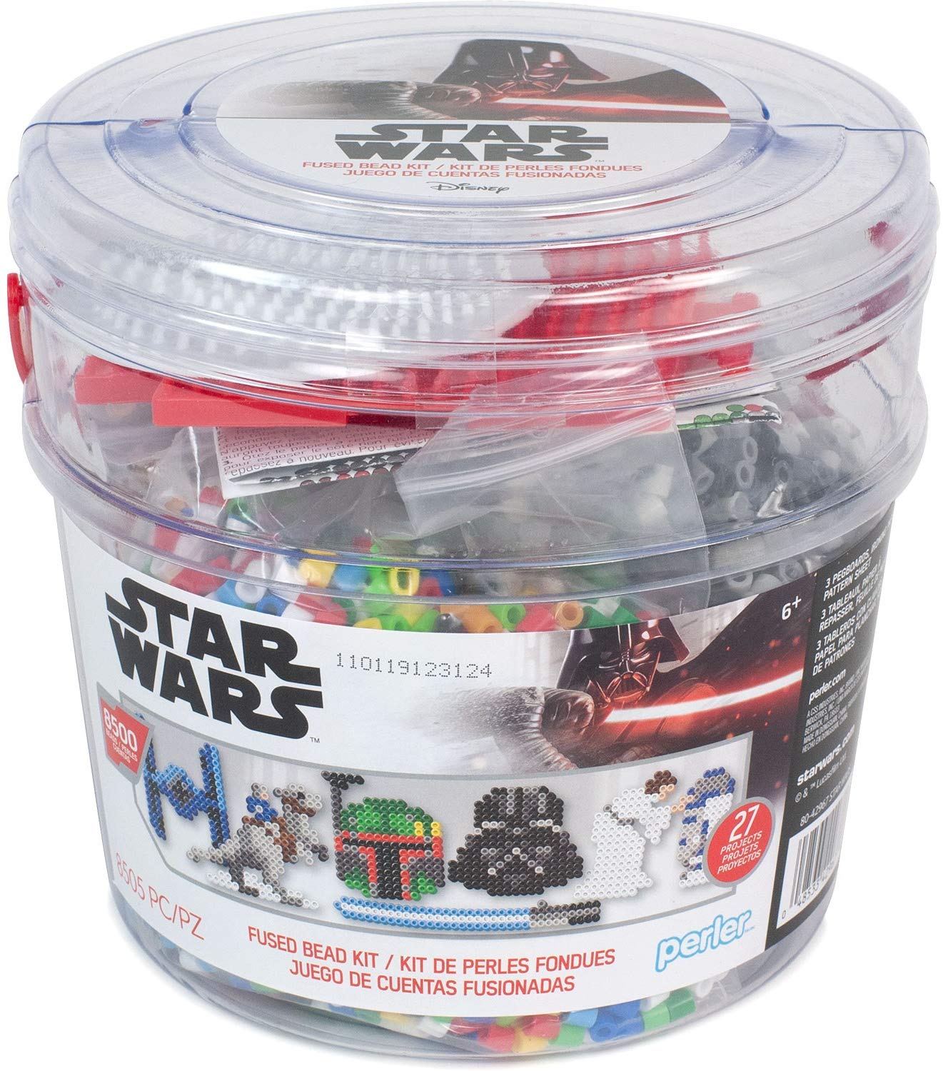 Kit De Cubos Perler Star Wars 8500 Unidades Con 3 Tableros Perforados - Venta Internacional.